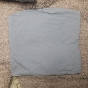 Brandy melville blue crop top tube top